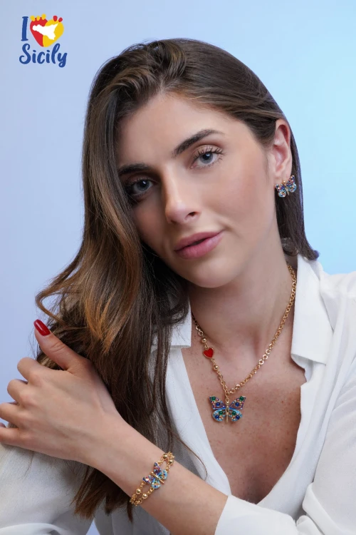 bransoletka artystyczna z kolekcji I LOVE SICILY