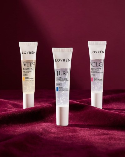Lovrén  aktywne serum z Biomolekularnym-3cząsteczkowym kwasem hialuronowym JLR3, 15 ml