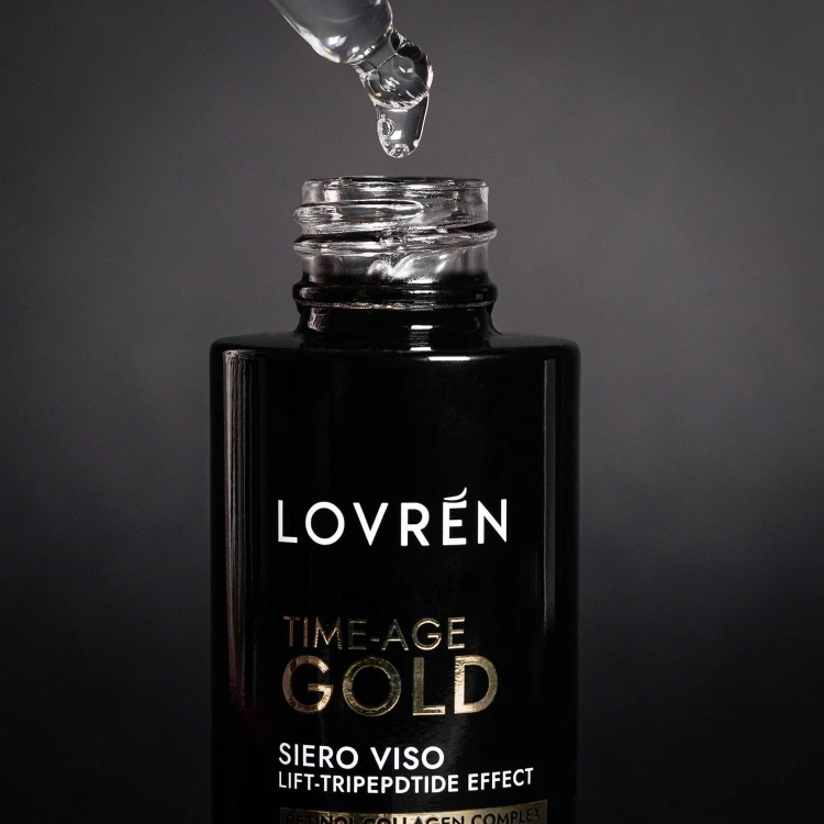 Lovrén innowacyjne serum o działaniu przeciwstarzeniowym z  tripeptydem- 28, niacynamidami i vit C, 30 ml