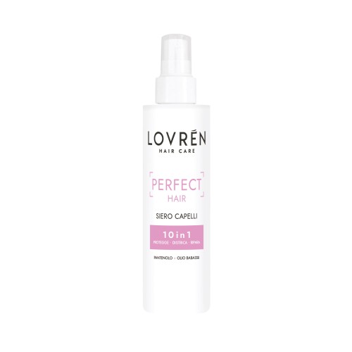 Lovrén odżywcze serum do odbudowy włókien włosa z ekstraktem kasztanowca i olejem babassu, bez spłukiwania 10 in 1 Perfect One, 100 ML