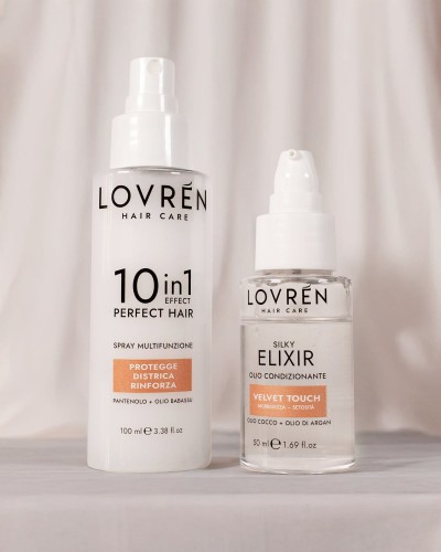 Lovrén odżywcze serum do odbudowy włókien włosa z ekstraktem kasztanowca i olejem babassu, bez spłukiwania 10 in 1 Perfect One, 100 ML