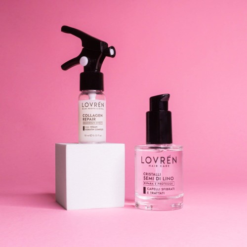 Lovrén eliksir do włosów z kryształami siemienia lnianego i kwasami omega-3 Flaxseed Crystals, 30 ML