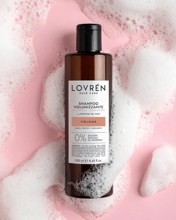 Lovrén proteinowo-peptydowy szampon zwiększający objętość i gęstość włosów, 250 ML