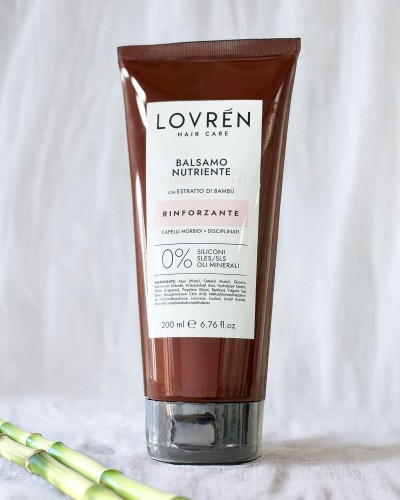 Lovrén wzmacniająca keratynowa odżywka z ekstaktem z bambusa, 200 ml