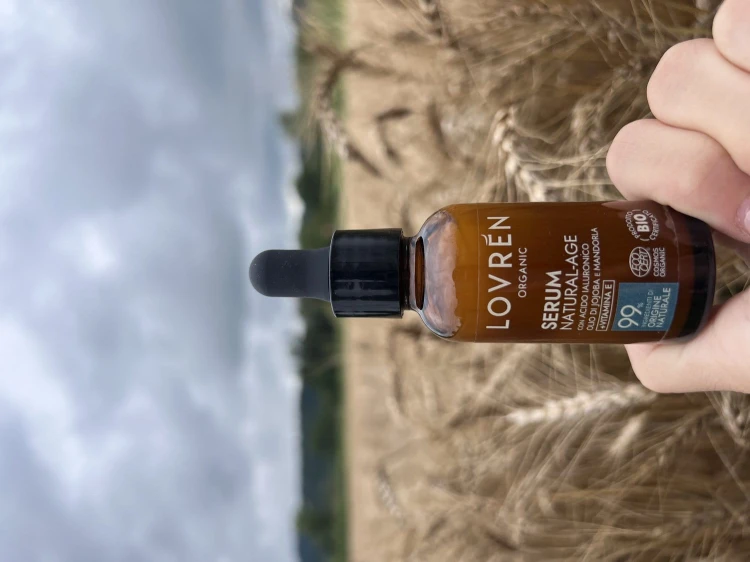 Lovrén organiczne odżywcze SERUM do skóry dojrzałej z kwasem hialuronowym, olejkiem jojoba, migdałowym i wit E, 30 ml