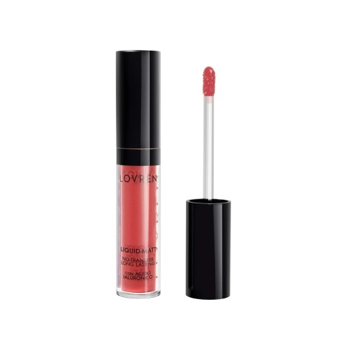 Lovrén Szminka w płynie z olejkiem z awokado i kwasem hialuronowym, R2 Rosa Notte, 3 ml