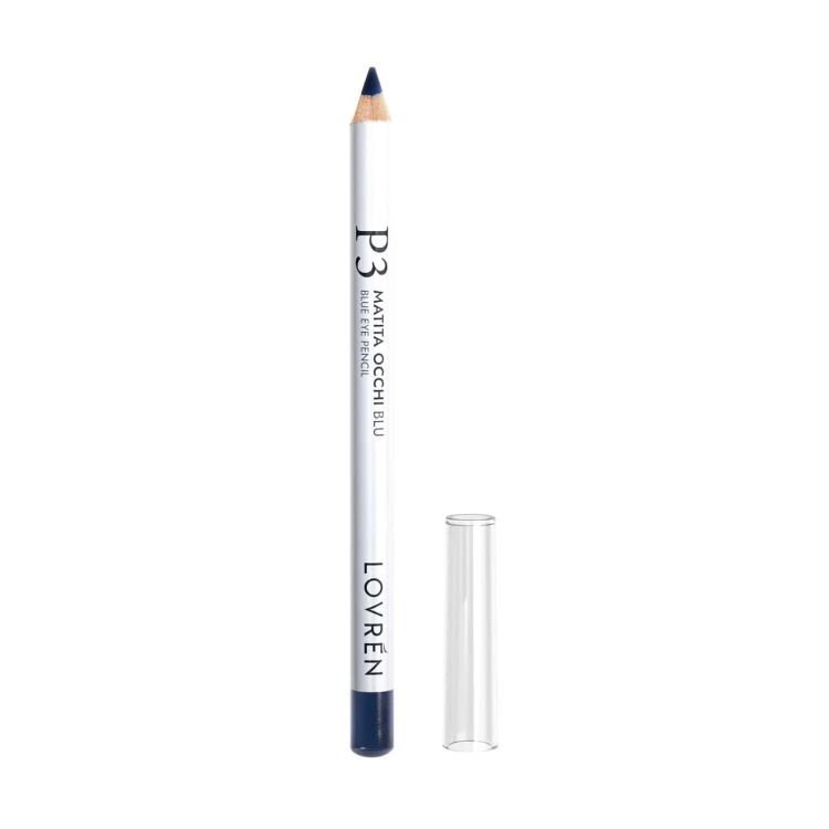 Lovrén kredka do oczu z naturalnymi woskami, P3 niebieska, 1,1 g