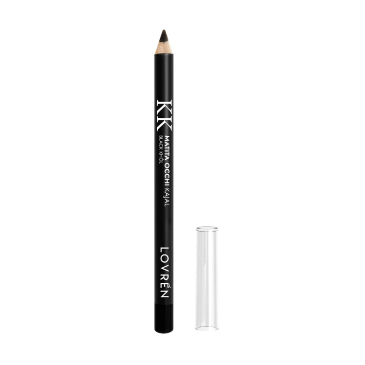 Lovrén odżywcza kredka do oczu z olejem kokosowym KK Black, 1,1 g