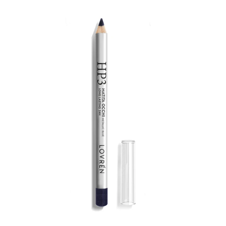Lovrén odżywcza kredka do oczu z olejem jojoba i oryzanolem, HP3 Metallic Blue, 1,1 g