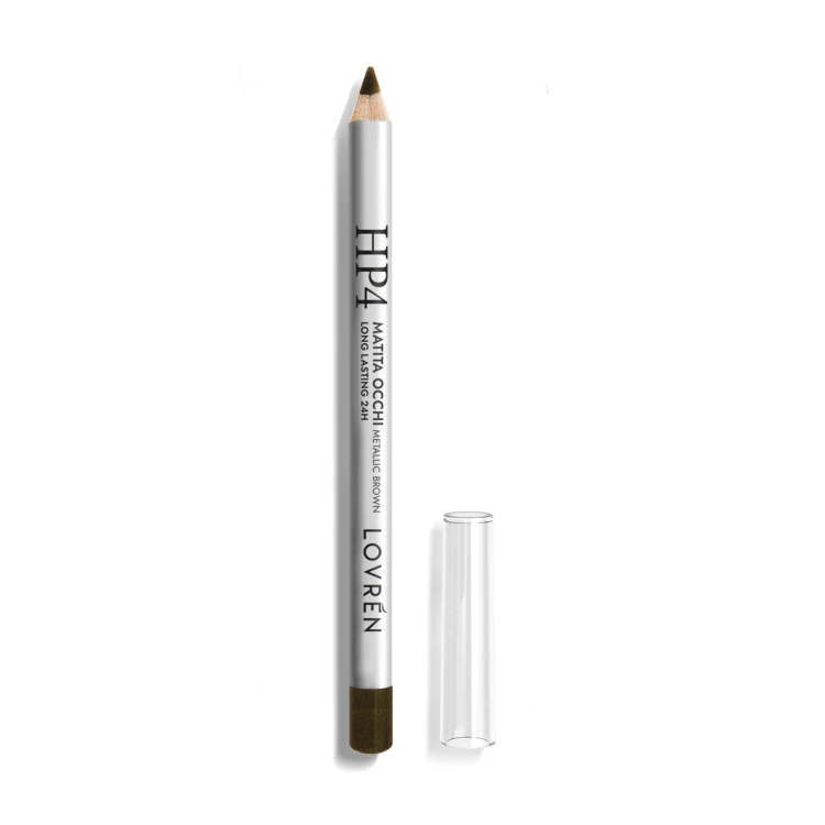 Lovrén odżywcza kredka do oczu z olejem jojoba i oryzanolem, HP4 Metallic Brown, 1,1 g