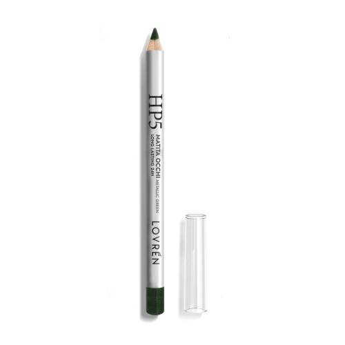 Lovrén odżywcza kredka do oczu z olejem jojoba i oryzanolem, HP5 Metallic Green, 1,1 g