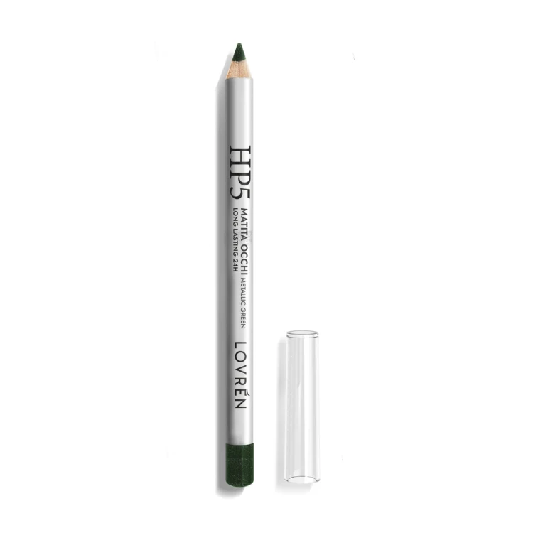 Lovrén odżywcza kredka do oczu z olejem jojoba i oryzanolem, HP5 Metallic Green, 1,1 g