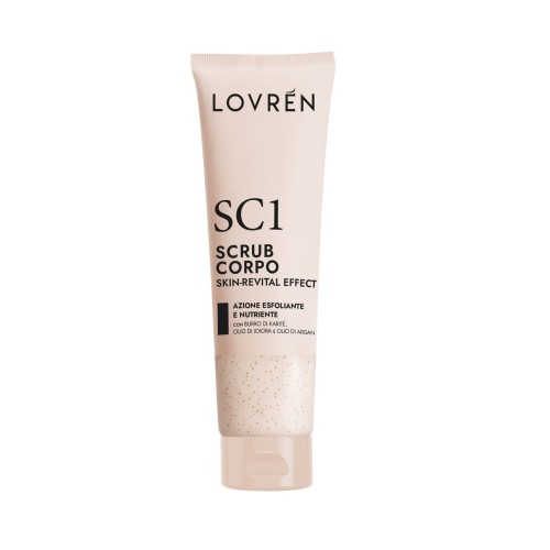 Lovrén Peeling do ciała z kryształami kwarcu i proszkiem migdałowym, SC1, 150 ml