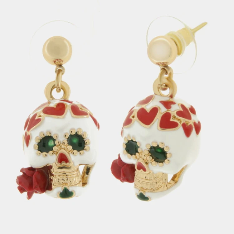 kolczyki z amuletem z artystycznej kolekcji AMO NAPOLI